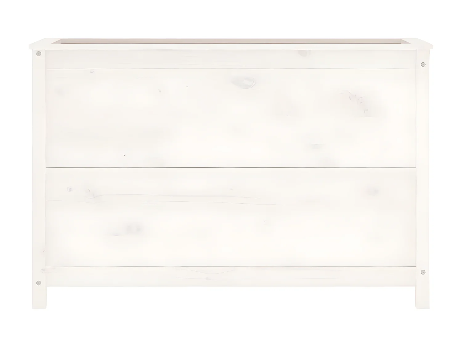 Jardinera elevado de jardín madera de pino blanco 119,5x40x78 cm ES65410