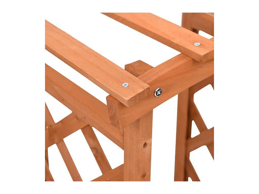 Jardinière à treillis avec arche 49x39x117 cm Bois de sapin BE2711