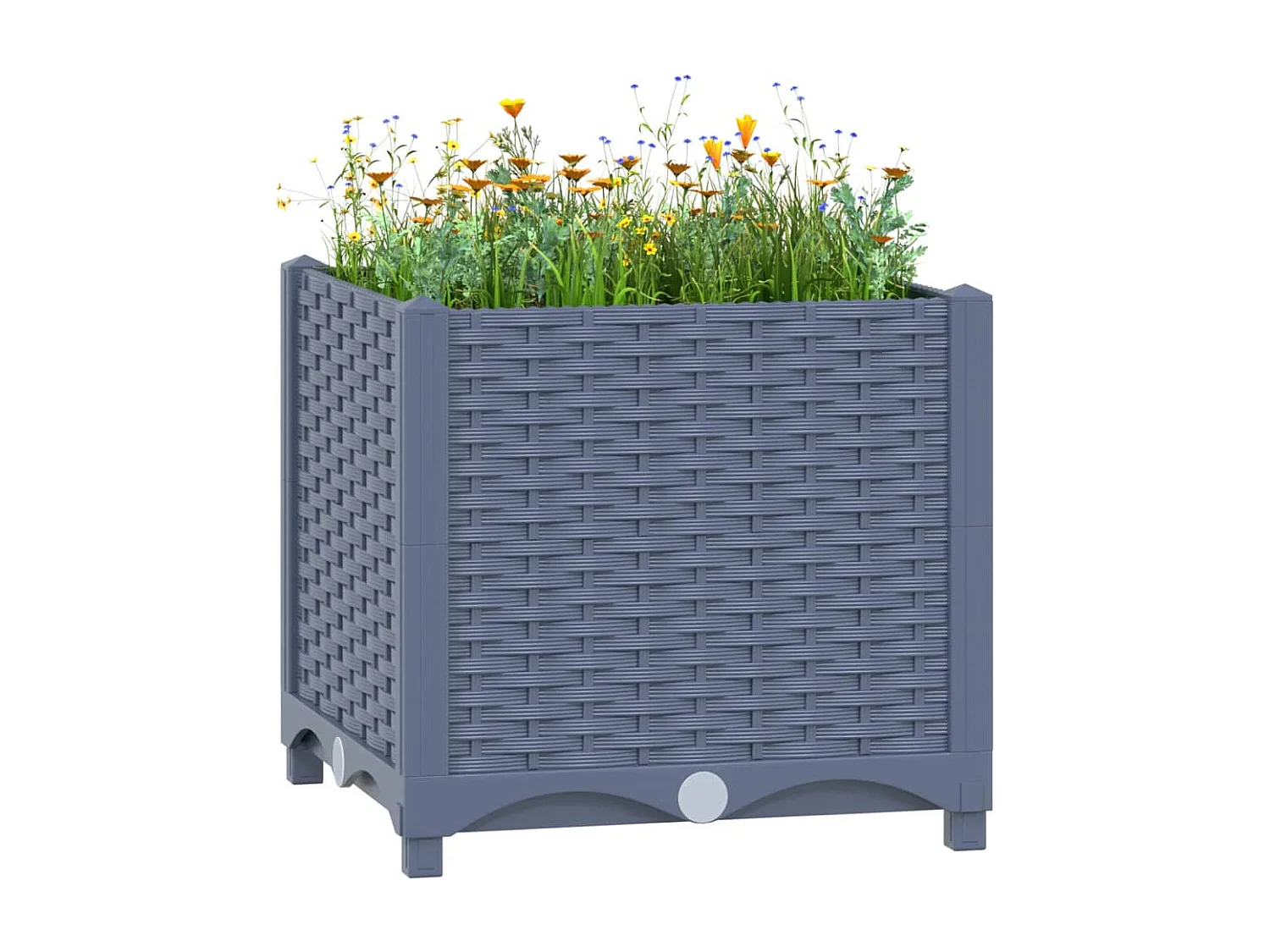 Jardinera polipropileno 40x40x38 cm ES59971