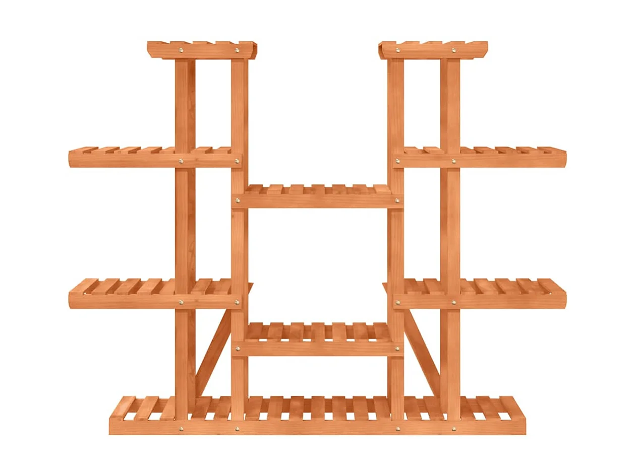 Suporte de plantas 110x25x110,5 cm madeira de abeto maciça PT377028