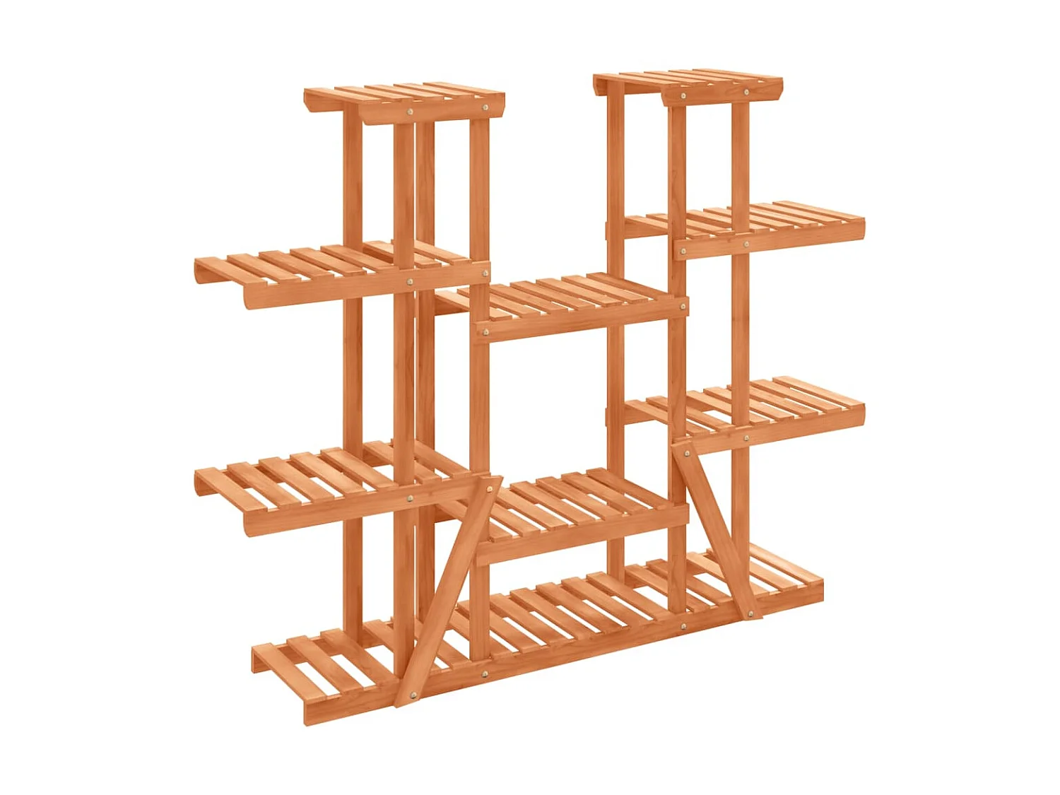 Suporte de plantas 110x25x110,5 cm madeira de abeto maciça PT377028