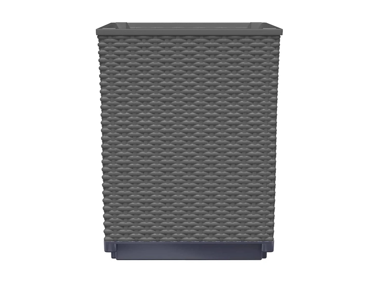 Jardinières 4 pcs noir 30x30x37 cm polypropylène BE9983