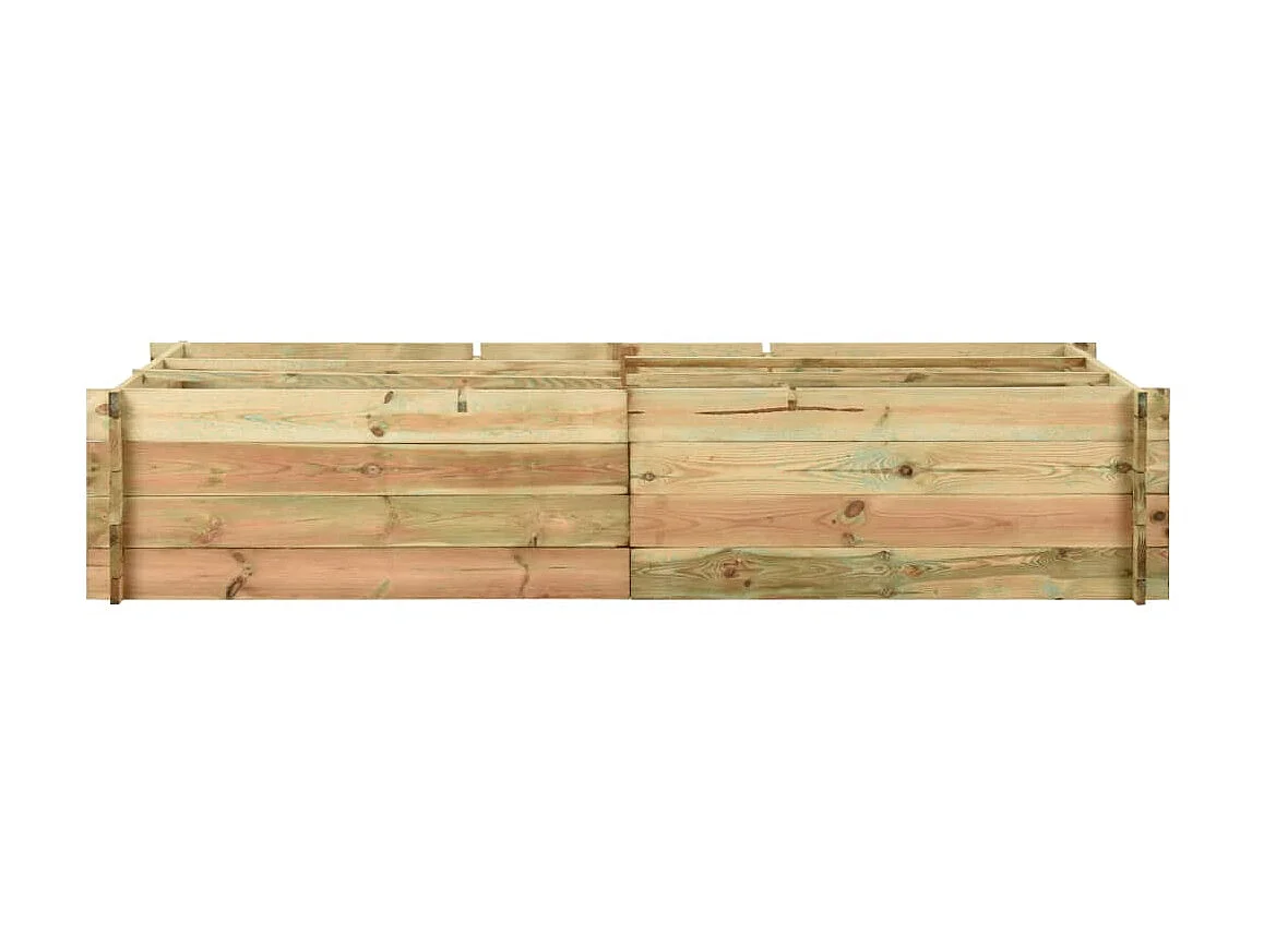 Jardinière pour légumes Bois de pin imprégné 197x100x40 cm BE3272