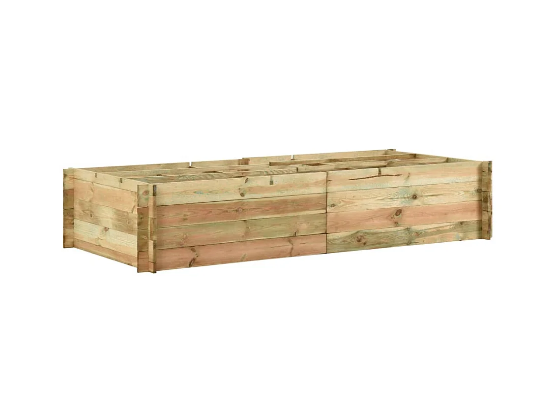 Jardinière pour légumes Bois de pin imprégné 197x100x40 cm BE3272