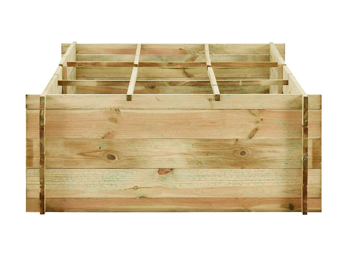 Jardinière pour légumes Bois de pin imprégné 197x100x40 cm BE3272