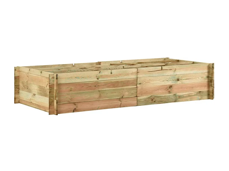 Jardinière pour légumes Bois de pin imprégné 197x100x40 cm BE3272