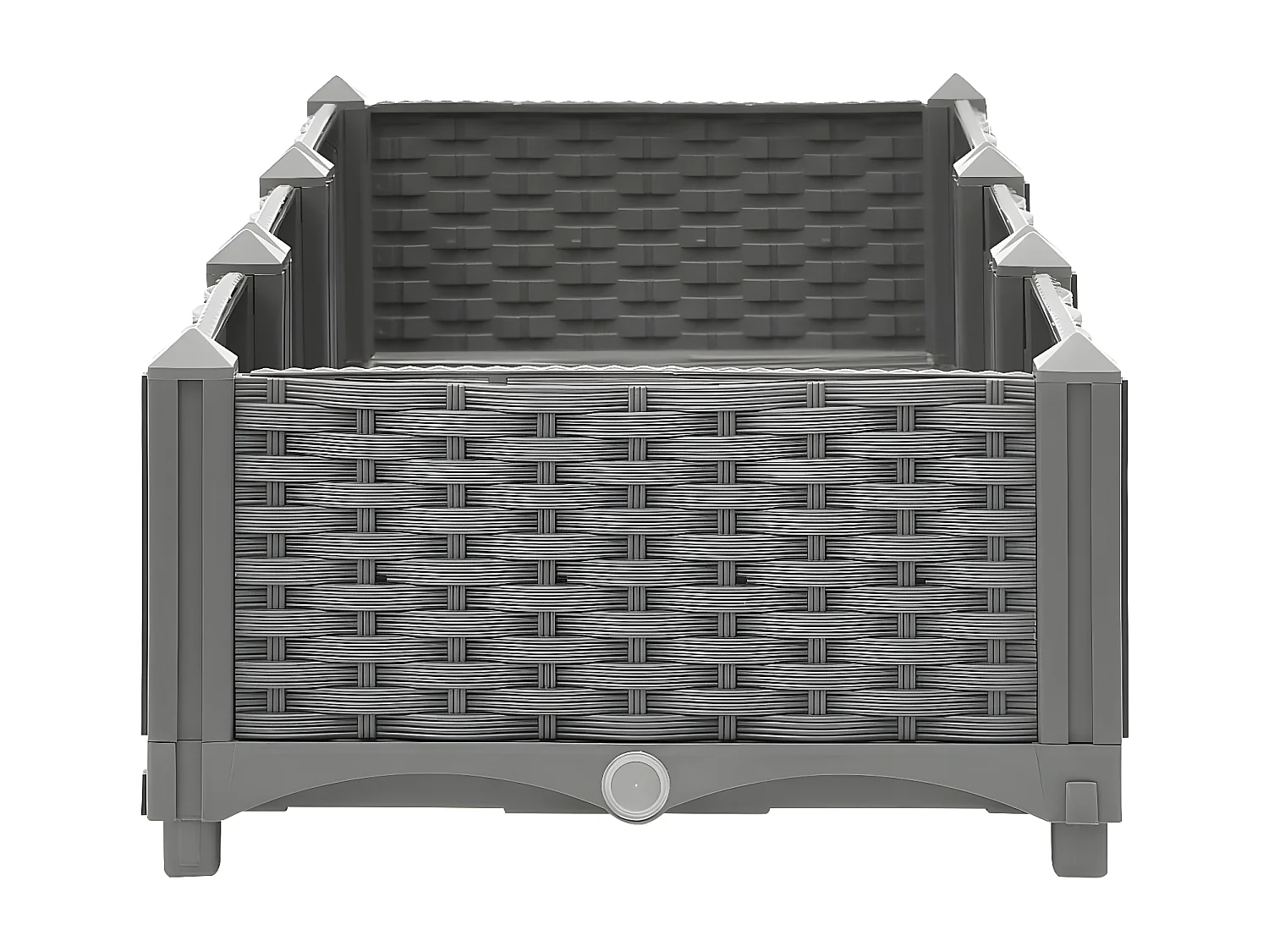 Jardinera polipropileno 120x40x23 cm ES60393