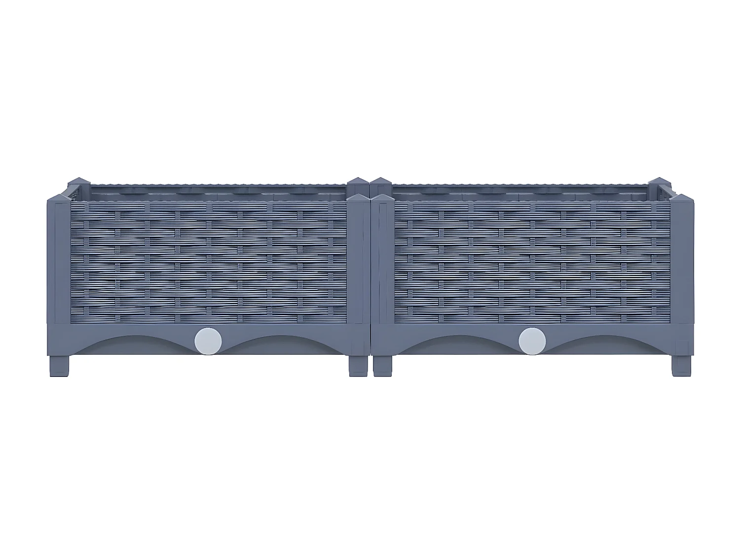 Jardinera polipropileno 80x40x23 cm ES15337