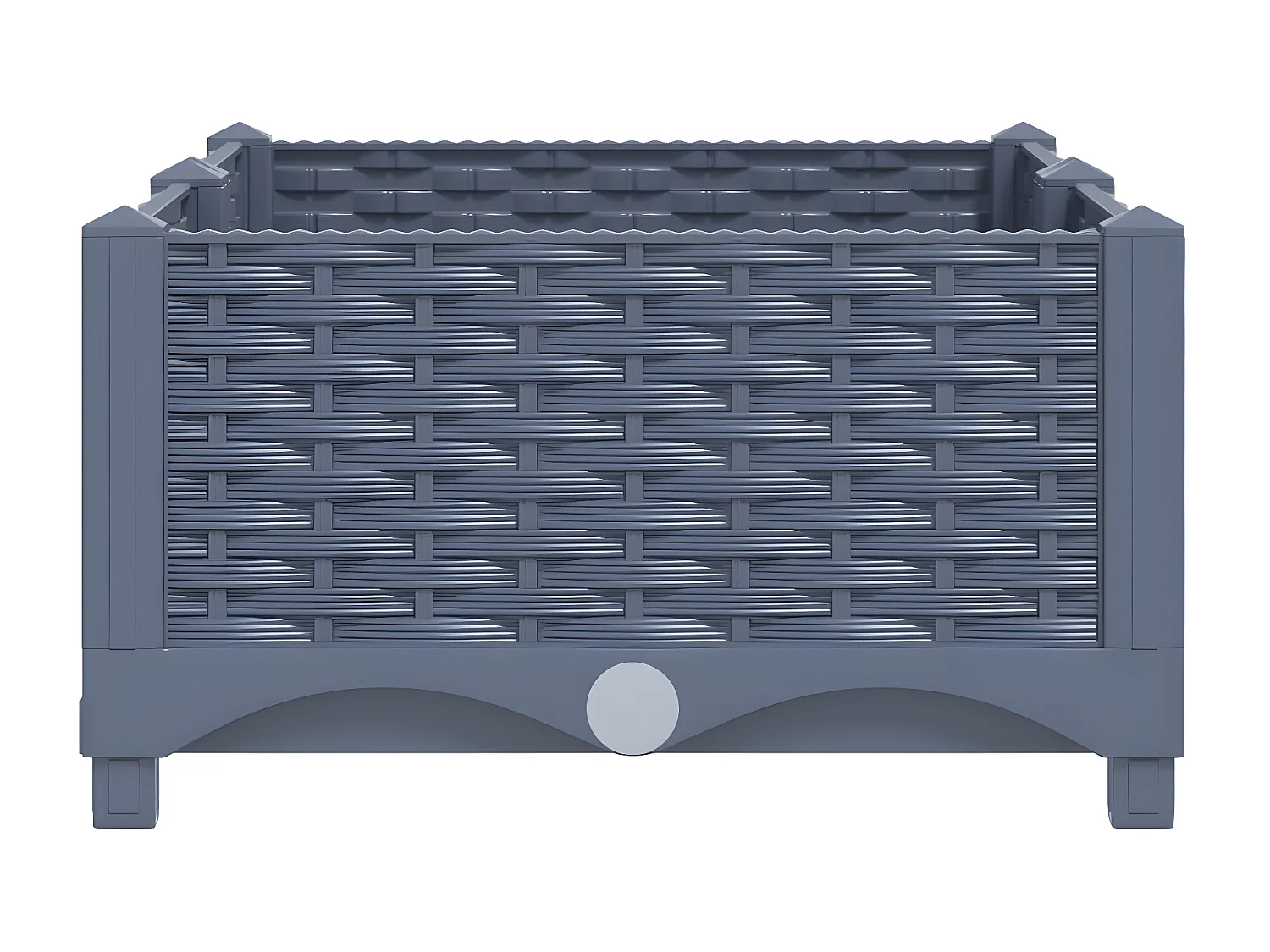 Jardinera polipropileno 80x40x23 cm ES15337