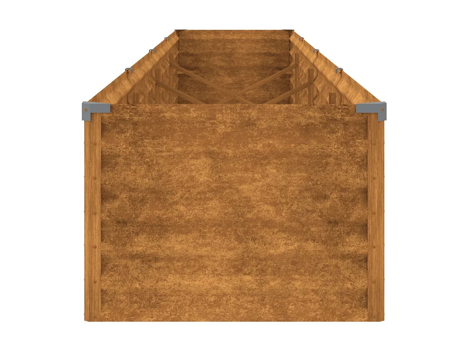 Jardinera acero corten 386x50x36 cm ES38784