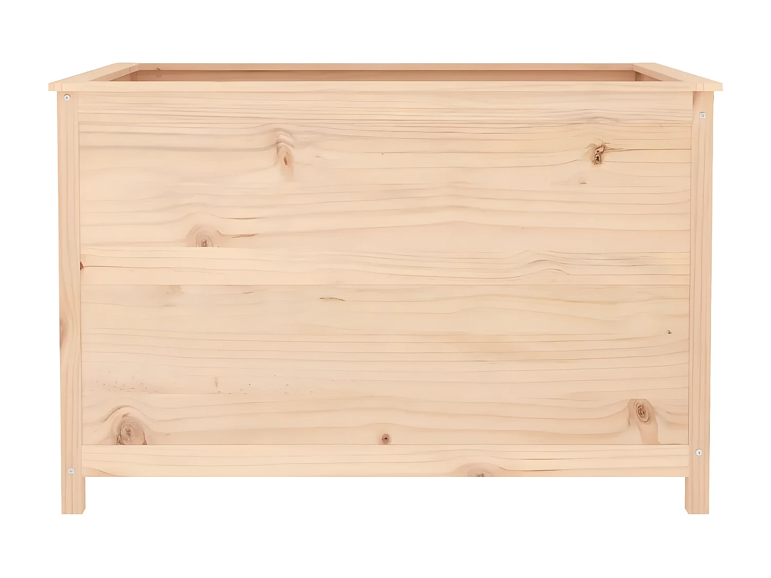 Jardinera elevado de jardín madera maciza pino 119,5x82,5x78 cm ES59705