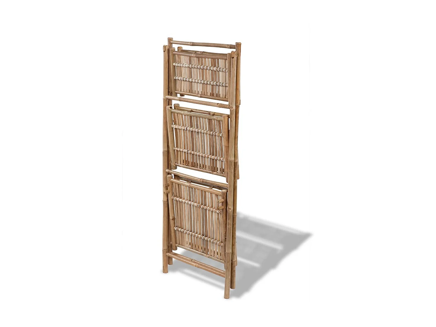 Jardinière Étagère à plantes pliable 3 niveaux Bambou  BE6953