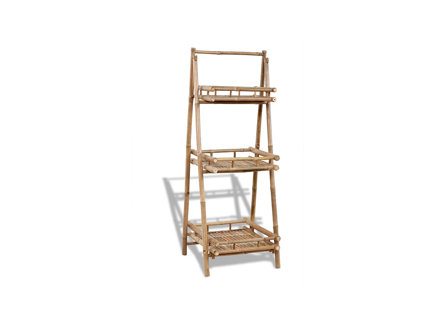 Jardinière Étagère à plantes pliable 3 niveaux Bambou  BE6953