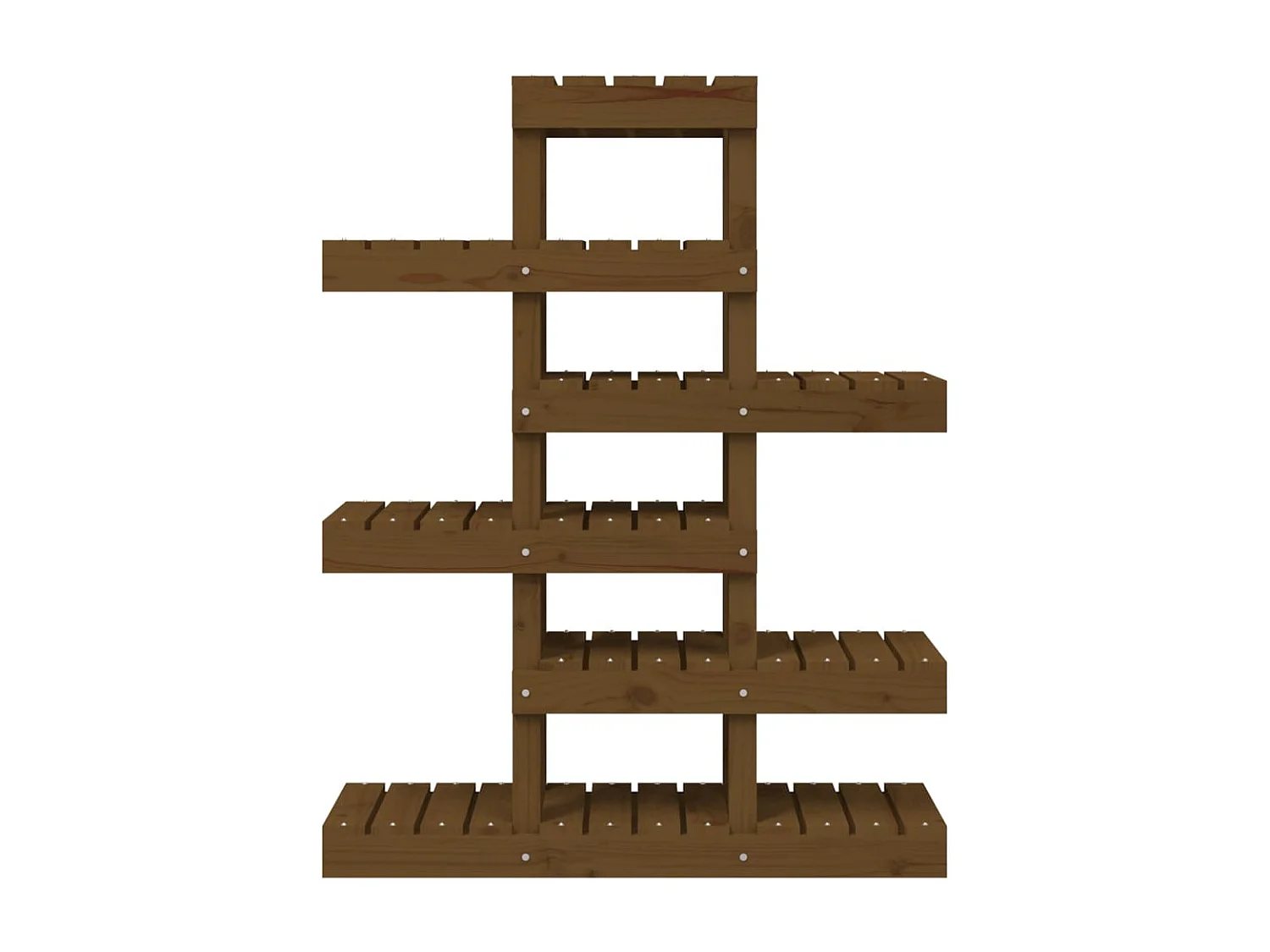 Jardinière Support à plantes Marron miel 85x25x109,5 cm Bois massif pin BE9398