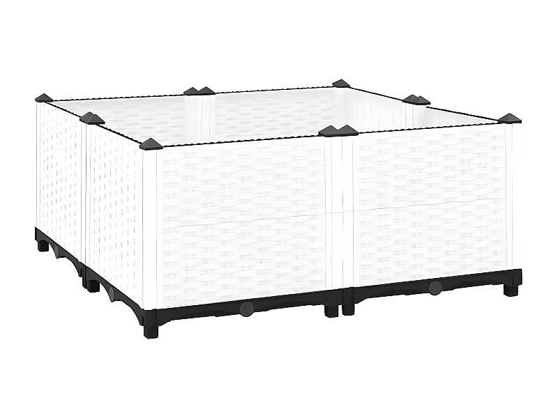 Jardinera polipropileno 80x80x38 cm ES47014