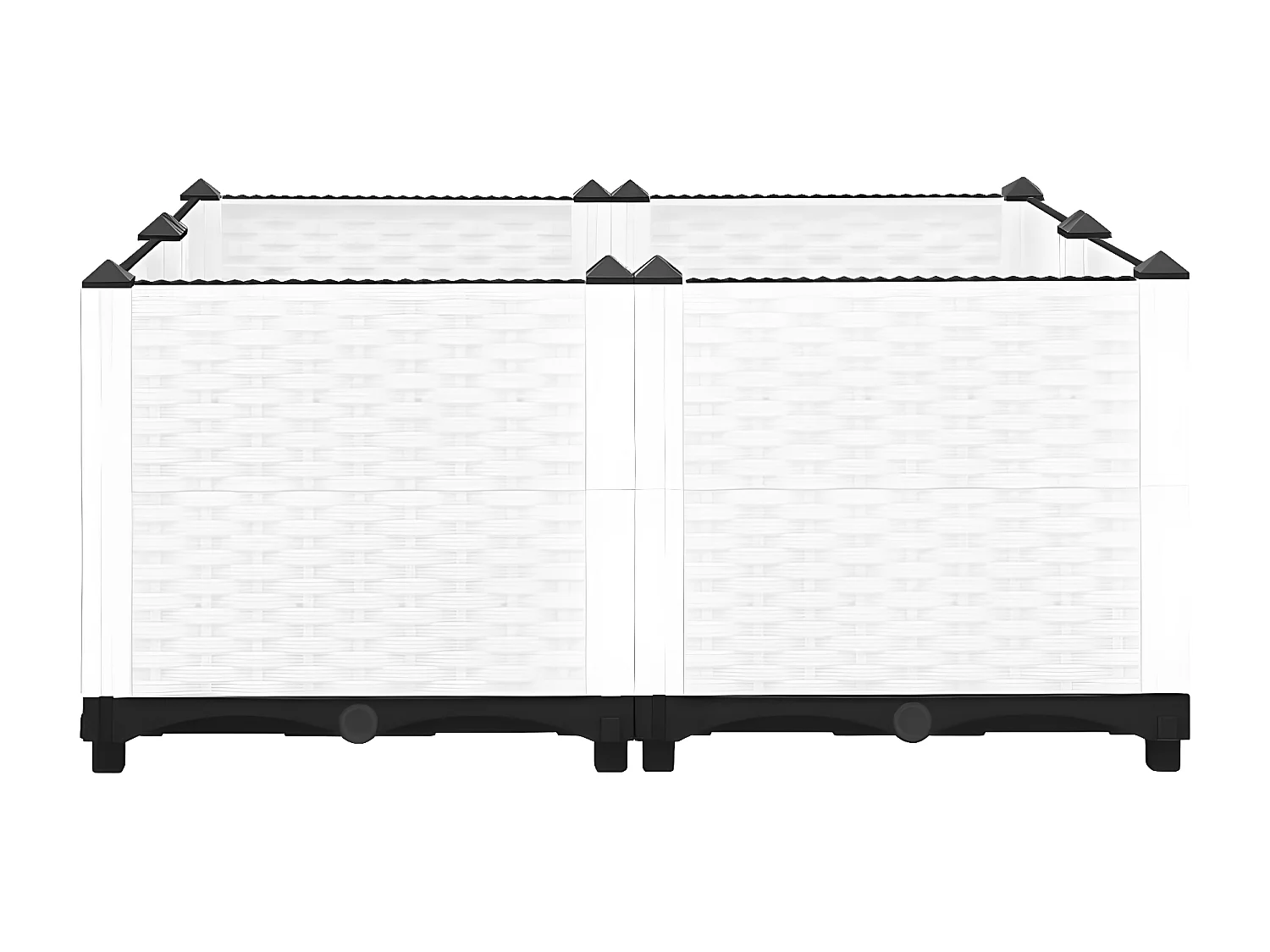 Jardinera polipropileno 80x80x38 cm ES47014