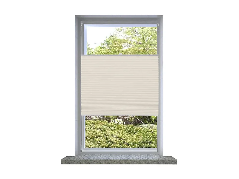 Plisé Para Ventana Persiana 50X100cm Crema ES776962
