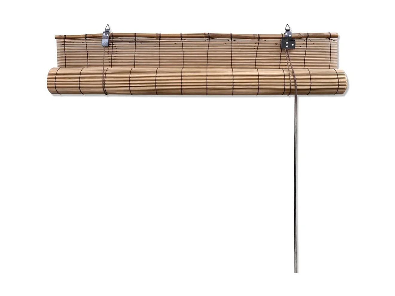 Store roulant en bambou 100x220 cm Marron WVGQ5419