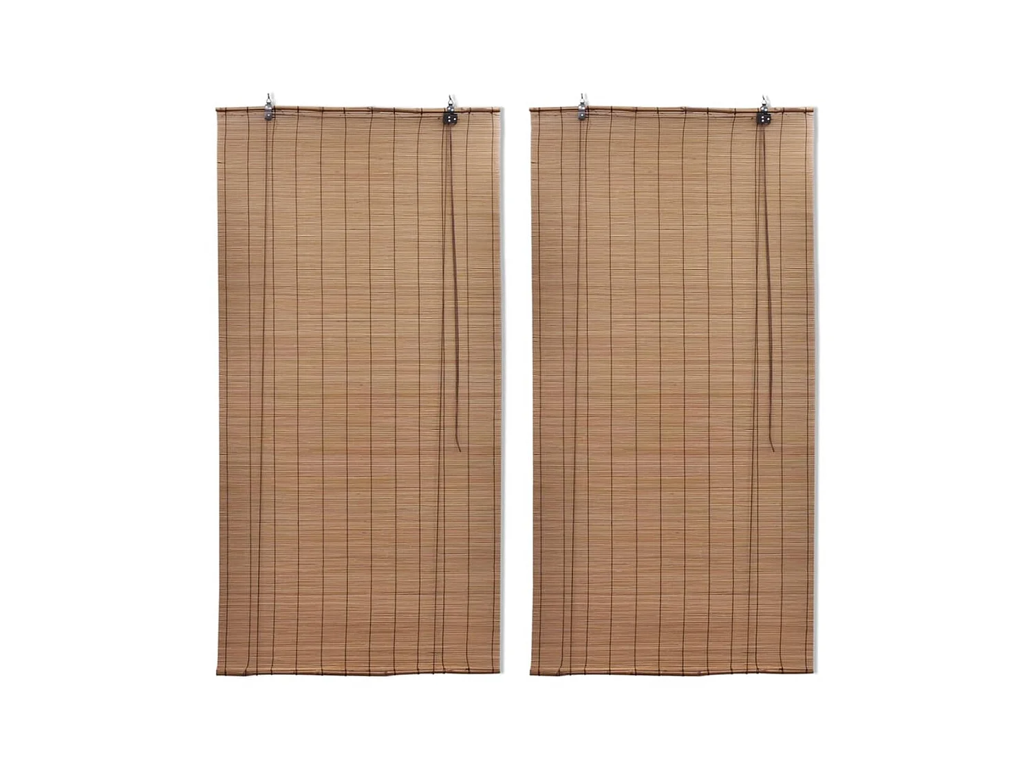 Stores roulants en bambou 2 pcs 150x220 cm Marron WVGQ4326