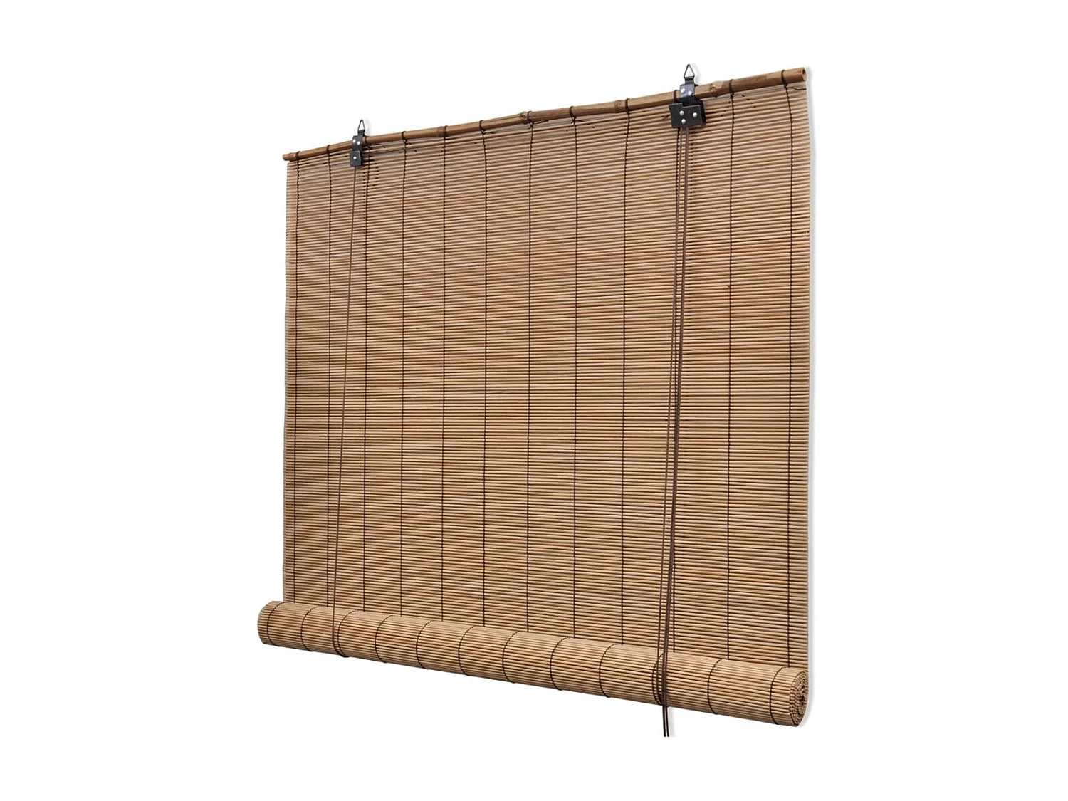 Store roulant en bambou 150x160 cm Marron WVGQ5487