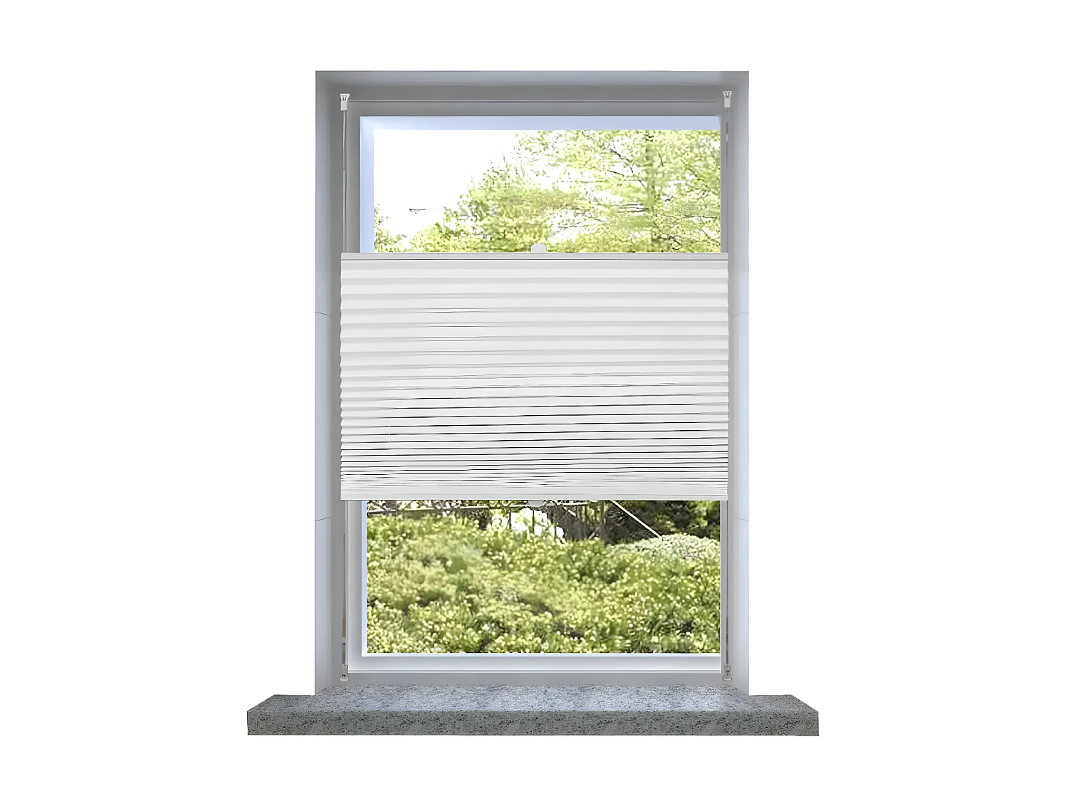 Store vénitien 100x150 cm Blanc  WVGQ4069