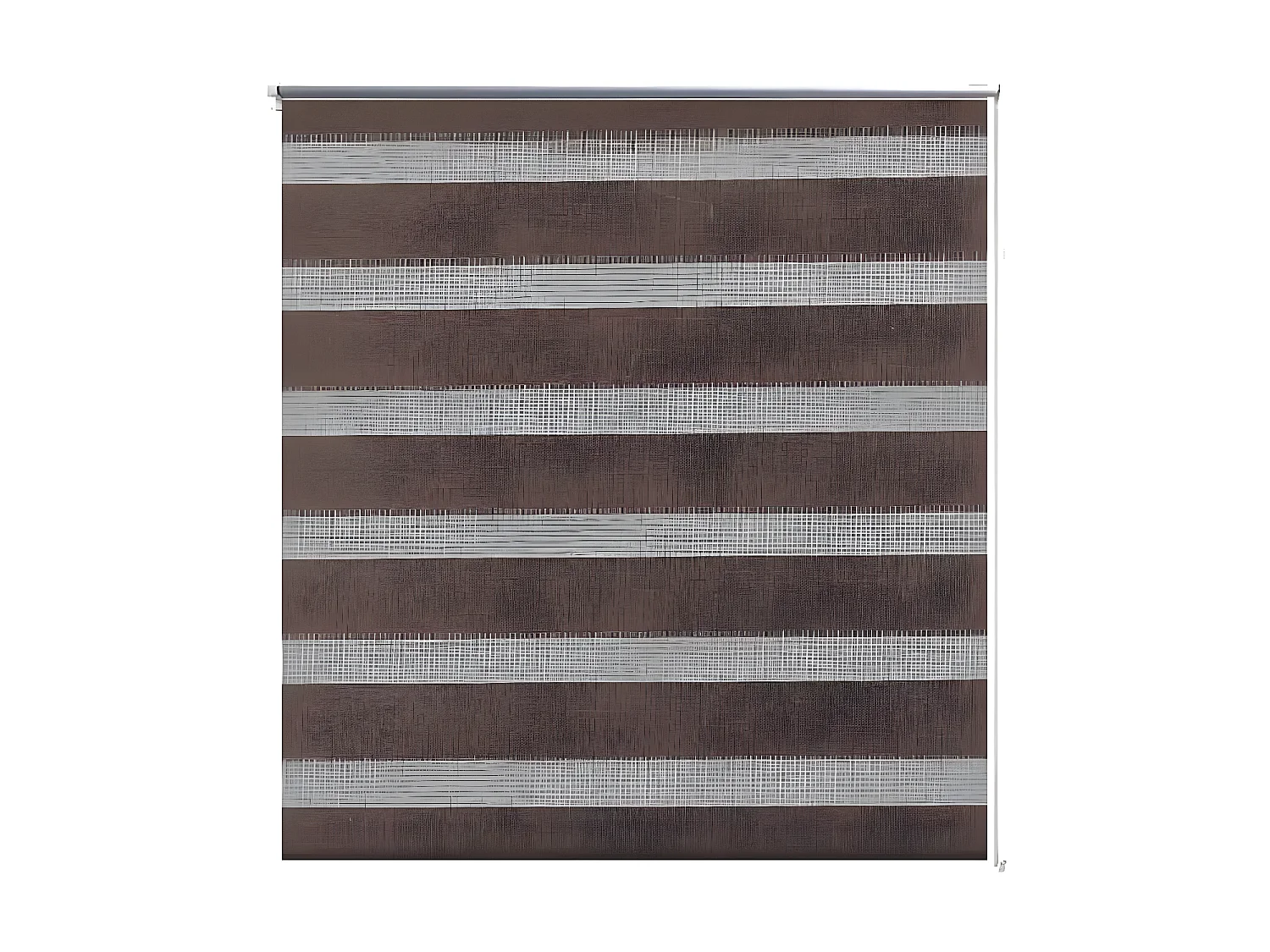 Estore de rolo 40 x 100 cm, linhas de zebra / Café PT124438