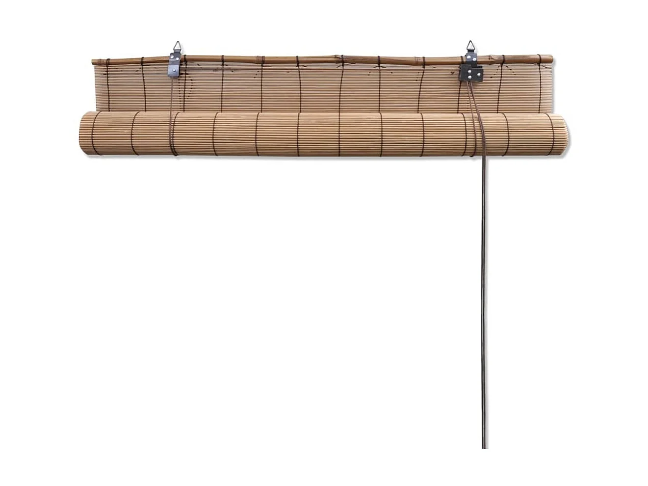 Stores roulants en bambou 2 pcs Marron 120x220 cm WVGQ4619