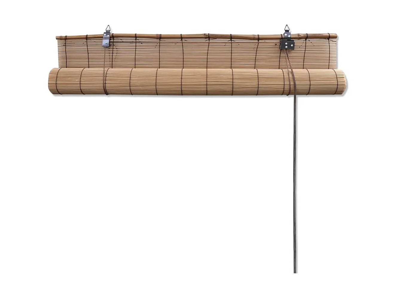 Stores roulants en bambou 2 pcs 100x160 cm Marron WVGQ3840