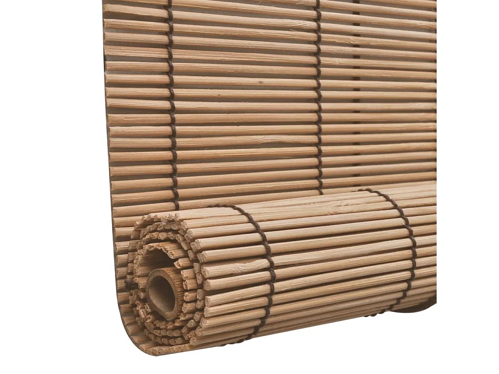 Stores roulants en bambou 2 pcs 100x160 cm Marron WVGQ3840