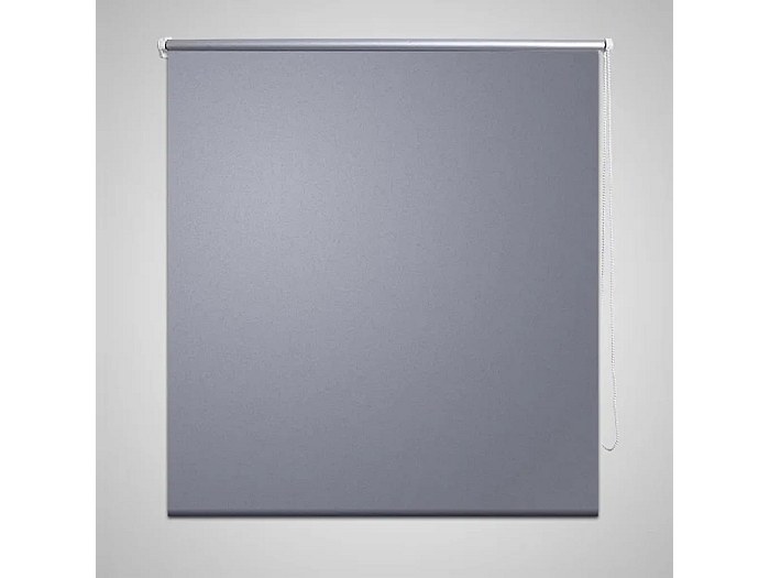Store Enrouleur Ballauff Gris Béton – Bois Tissé Extérieur 120x220cm
