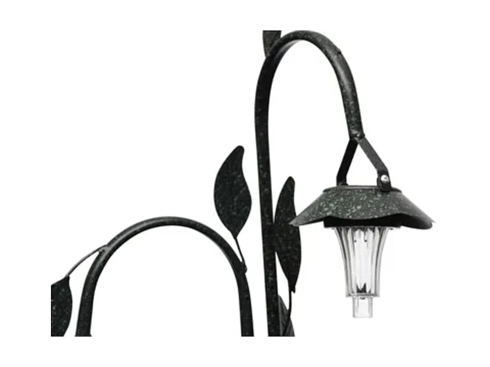 Panier à fleurs suspendu en fibre de coco avec LED solaire WVGQ9865