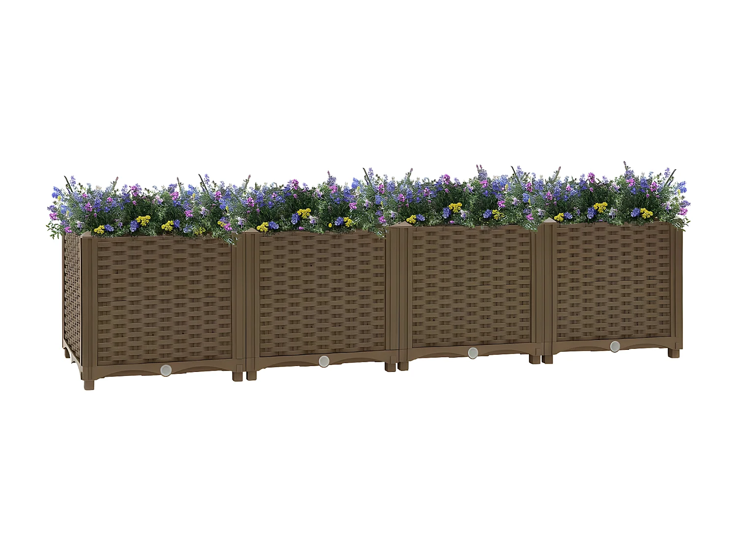 Jardinera 160x40x38 cm polipropileno ES32860