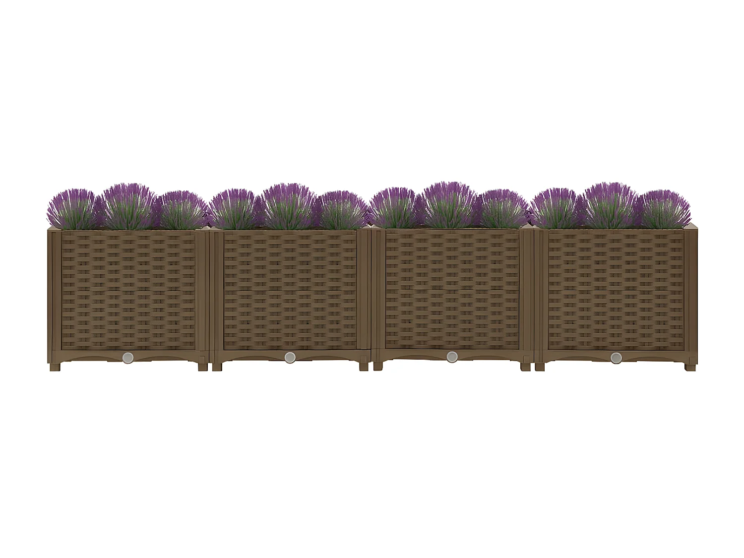 Jardinera 160x40x38 cm polipropileno ES32860