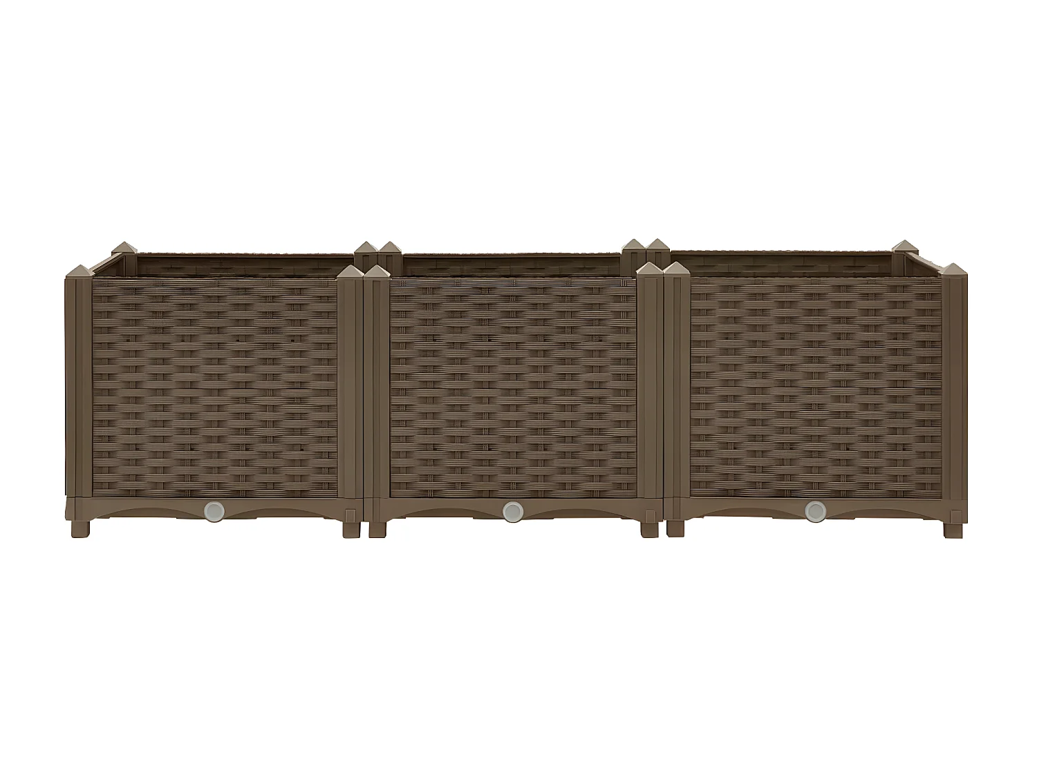 Jardinera 120x40x38 cm polipropileno ES80430