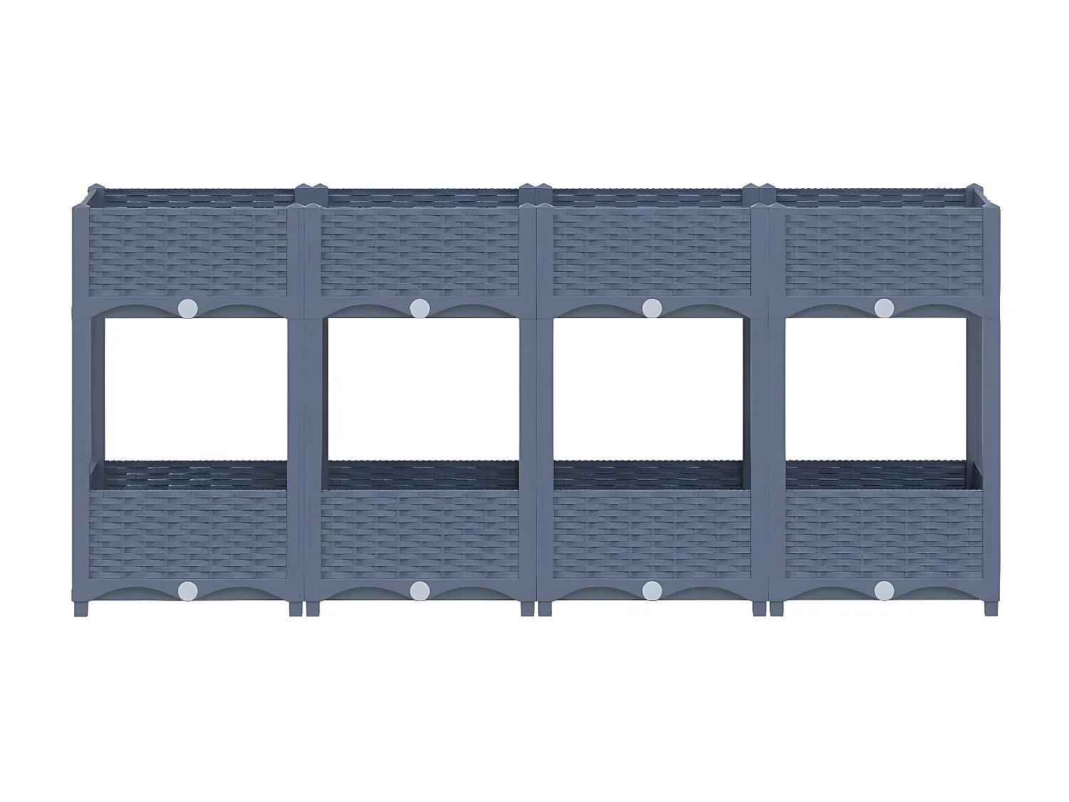 Jardinera polipropileno 160x40x71 cm ES15330