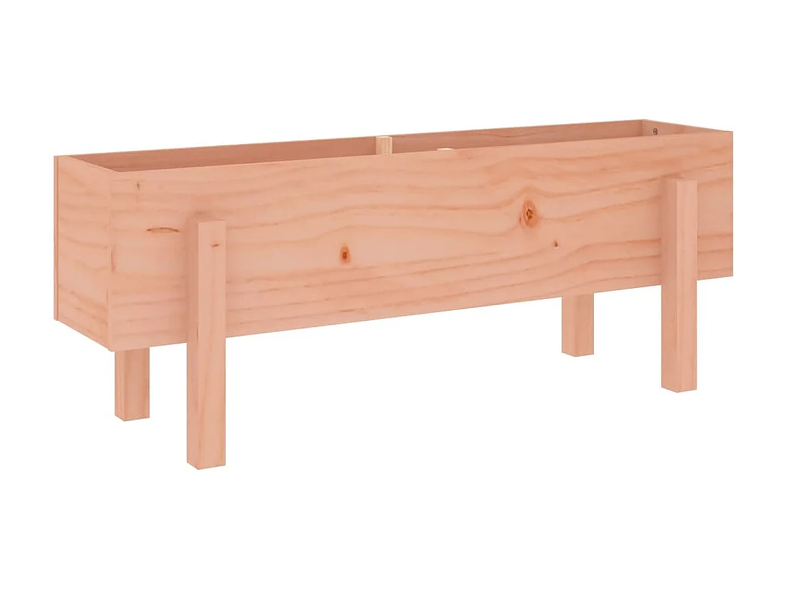 Jardinera elevado jardín madera maciza abeto Douglas 101x30x38 cm ES82434