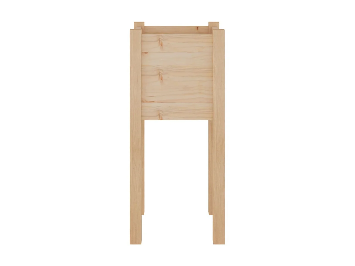 Jardinière d'extérieur 31x31x70 cm bois de pin massif BE2585