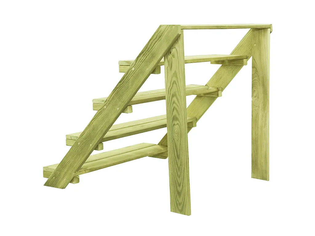 Suporte para plantas 80x80x80 cm madeira de pinho impregnada PT794047