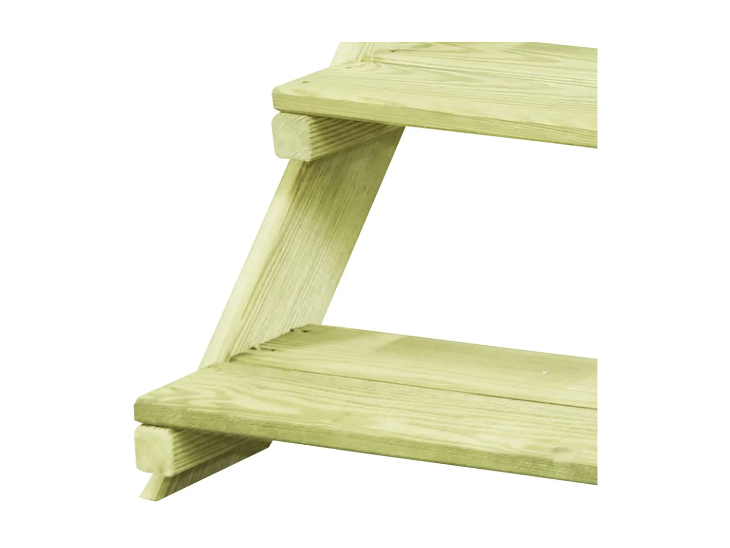 Suporte para plantas 80x80x80 cm madeira de pinho impregnada PT794047