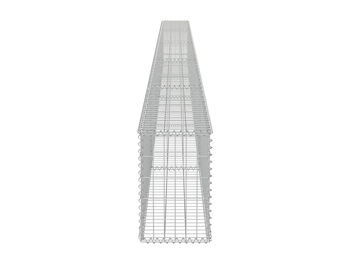 Mur à gabion avec couvercles Acier galvanisé 600 x 30 x 50 cm WVGQ3432