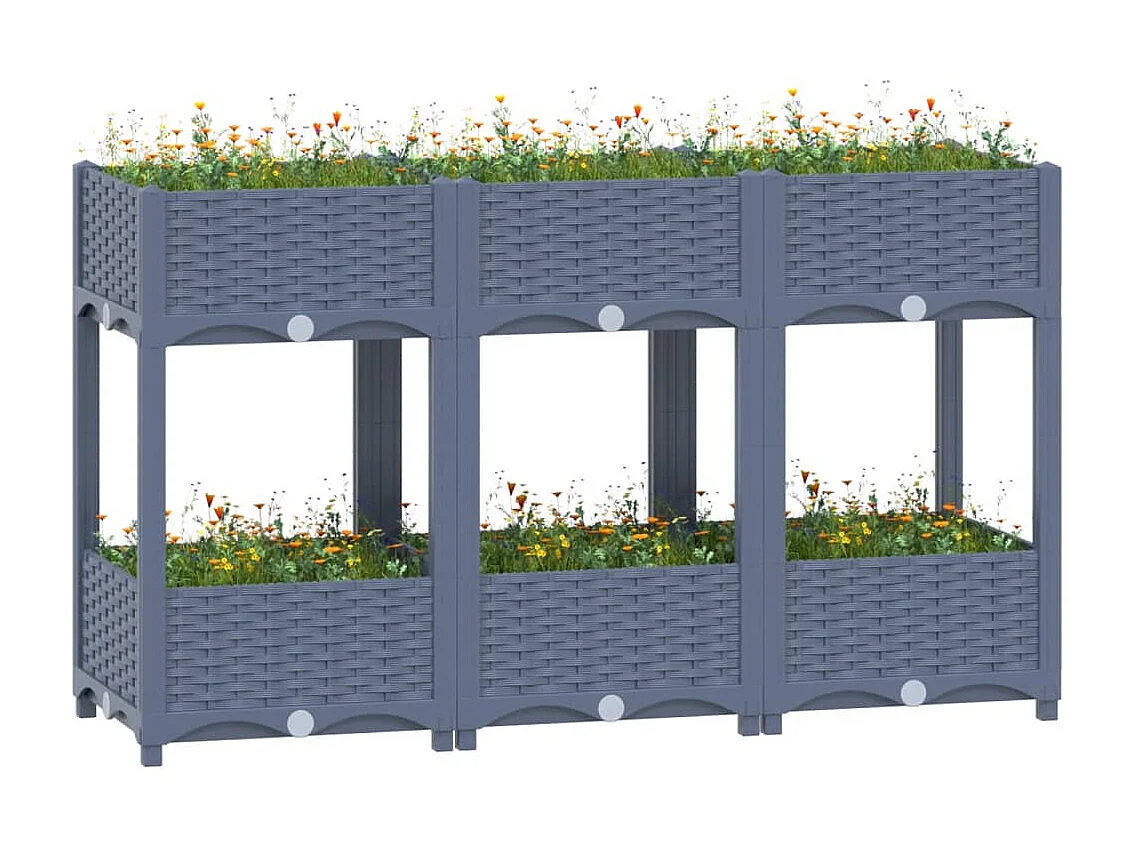 Jardinera polipropileno 120x40x71 cm ES46055