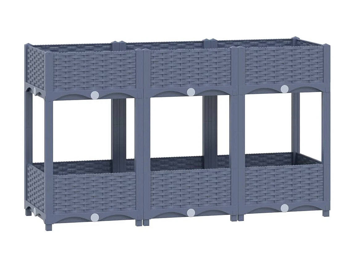 Jardinera polipropileno 120x40x71 cm ES46055