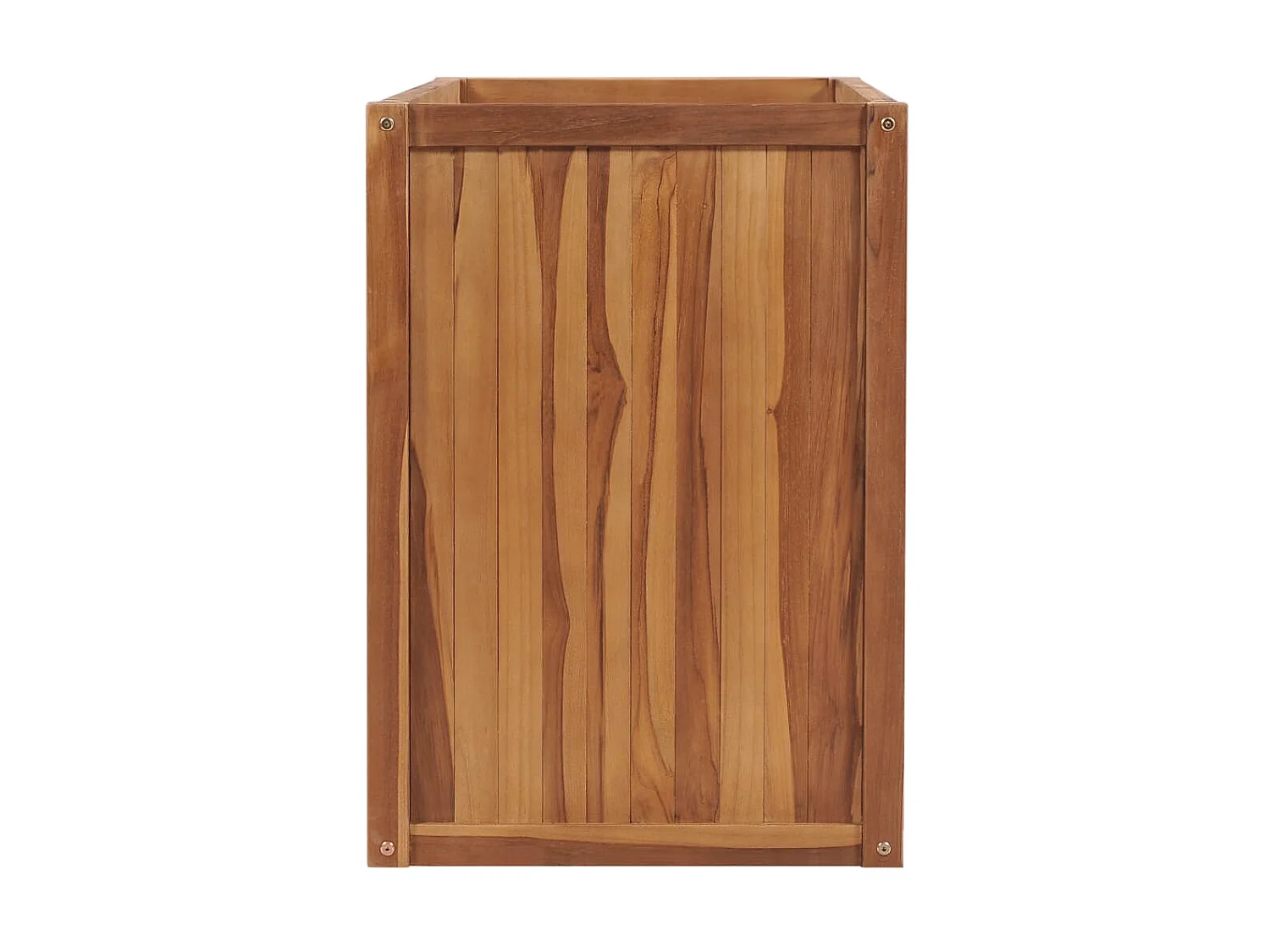Jardinera elevado madera maciza de teca 100x50x70 cm ES25449