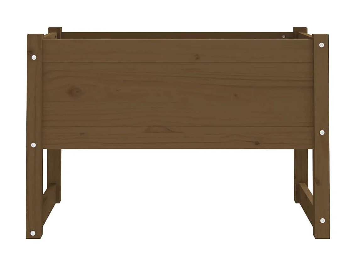 Vaso/floreira 78x40x52 cm pinho maciço castanho-mel PT977740