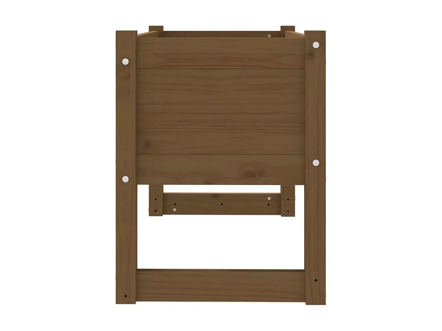 Jardinière Marron miel 78x40x52 cm Bois massif de pin BE9438