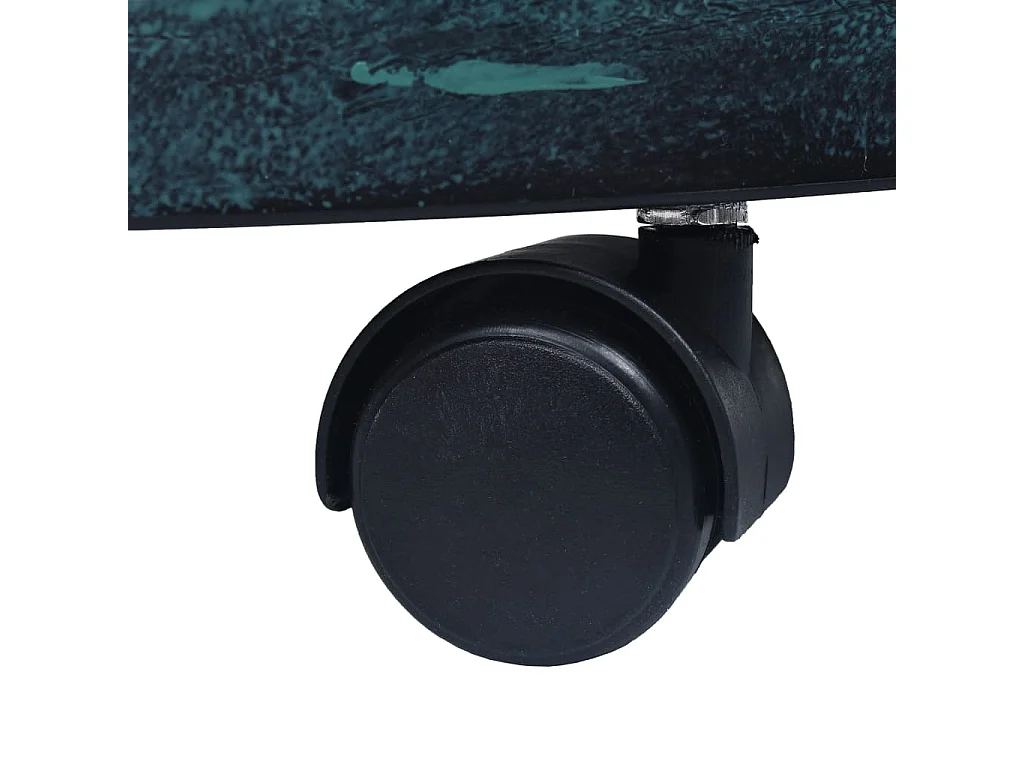 Soporte con ruedas para plantas 6 unidades plástico verde 38 cm ES76159