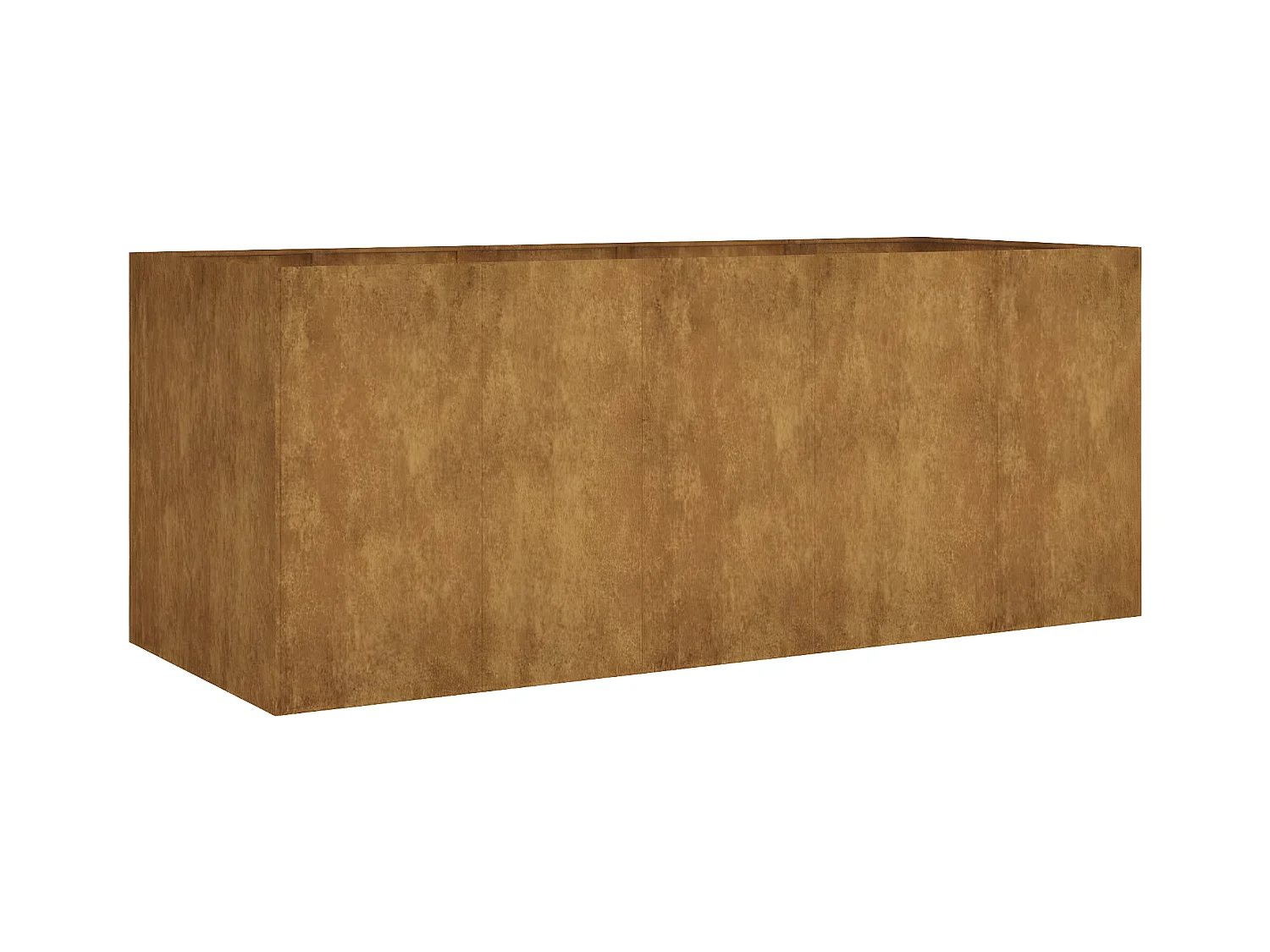Jardinera acero corten 200x80x80 cm ES38973