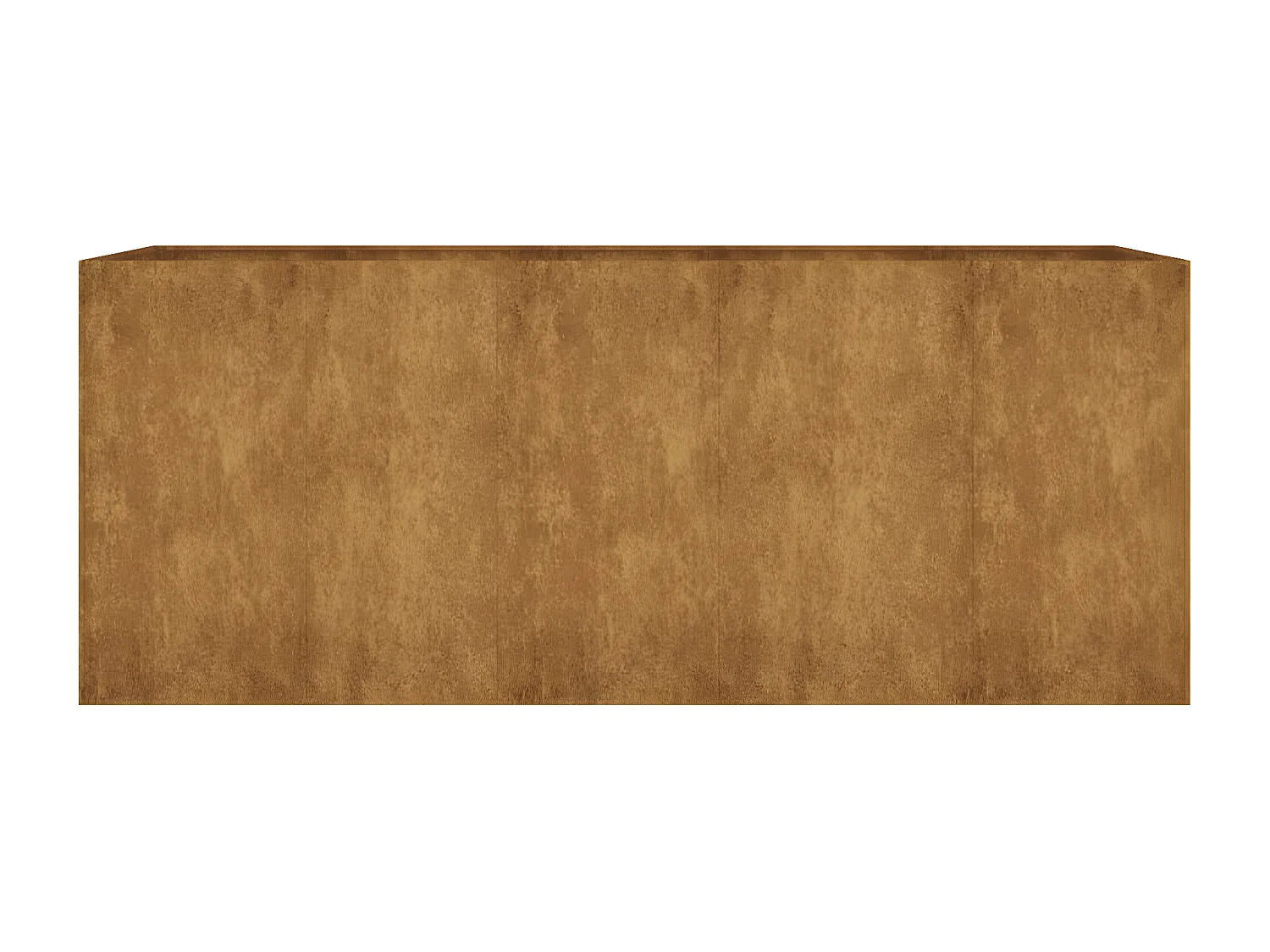 Jardinera acero corten 200x80x80 cm ES38973