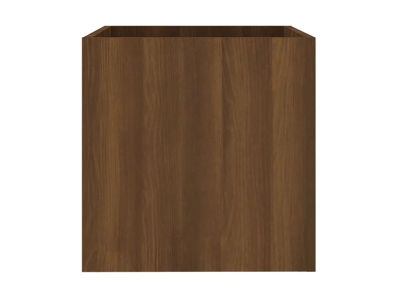 Jardinière Chêne marron 40x40x40 cm Bois d'ingénierie BE2510