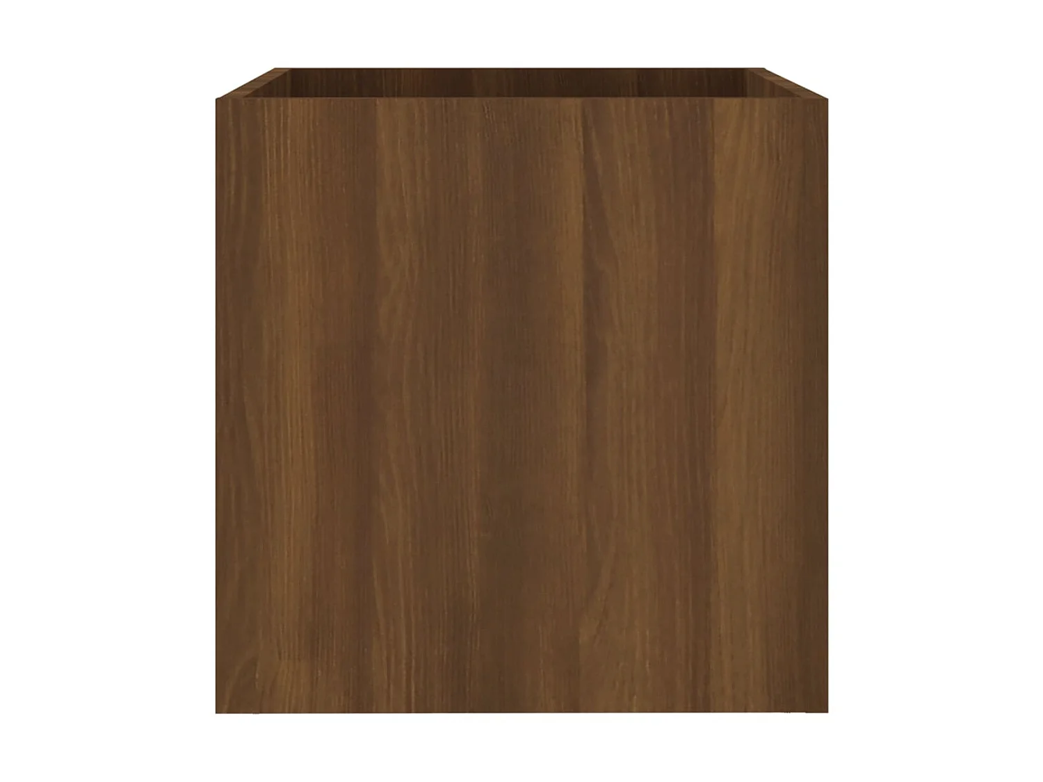 Jardinière Chêne marron 40x40x40 cm Bois d'ingénierie BE2510